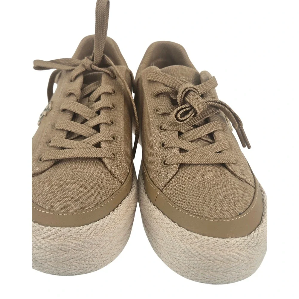 Tommy Hilfiger 7.5 Kelsey II Sneakers Womens Tan‎ Excellent Espadrille Platform